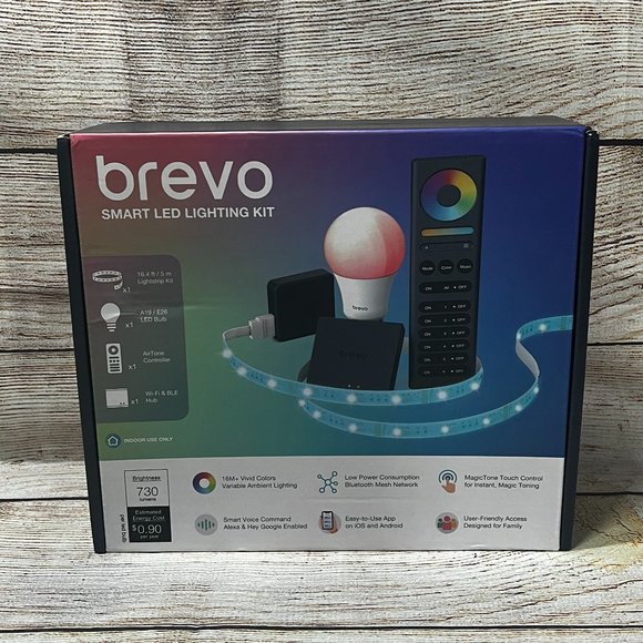 LED Smart Lighting Kit Bluetooth Wifi Alexa Enabled New - Picture 7 of 9